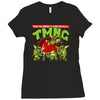 no pizza after midnight! Ladies Fitted T-Shirt