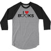 i love books 3/4 Sleeve Shirt
