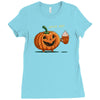 pumpkin spice season Ladies Fitted T-Shirt