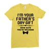 fathers day gift Ladies Fitted T-Shirt