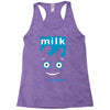 blur milk coffee and tv rock music band Racerback Tank