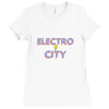 electro city Ladies Fitted T-Shirt