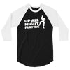 up all night playing battle gaming 3/4 Sleeve Shirt