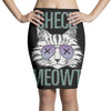 CHECK MEOWT CAT Pencil Skirts