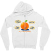 rhyming orange Zipper Hoodie