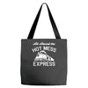 all aboard hot mess express train Tote Bags