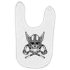 vikings head Baby Bibs