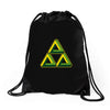 triforce illusion zelda Drawstring Bags