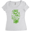snake crest Women's Triblend Scoop T-shirt