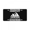 camping License Plate