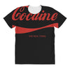 enjoy cocaine funny gray All Over Women's T-shirt