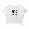 masked chaos Crop Top