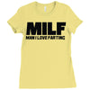 herren lustiges Ladies Fitted T-Shirt