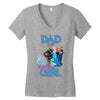 dad of the birthday girl Women's V-Neck T-Shirt