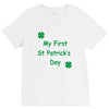 my first st patricks day V-Neck Tee