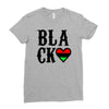black love Ladies Fitted T-Shirt