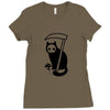 grim kitty Ladies Fitted T-Shirt