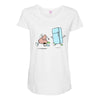 running things Maternity Scoop Neck T-shirt