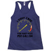 I Don't Care How Many Miles Per Gallon Racerback Tank