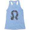 greedy caterpillar Racerback Tank