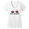 pot dealer cooking pot tea pot Women's V-Neck T-Shirt