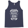 Super Cool Pawpaw Of A Freaking Awesome Son Tank Top
