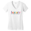 Luxury As A Croad Concept Women's V-Neck T-Shirt