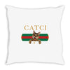 Catci Gucci Parody Throw Pillow