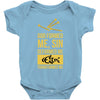 deformed jesus Baby Bodysuit