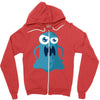 angry monster Zipper Hoodie