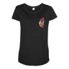 realistic human heart Maternity Scoop Neck T-shirt