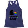 mama bear gay pride Racerback Tank