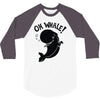 oh whale! 3/4 Sleeve Shirt