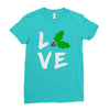 love christmas trending Ladies Fitted T-Shirt