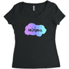 rainbow Women's Triblend Scoop T-shirt
