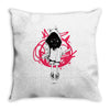 shadow cat Throw Pillow