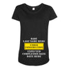Under Construction Personalize Maternity Scoop Neck T-shirt