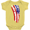 july 4th flag Baby Bodysuit