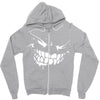 scary face Zipper Hoodie