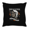dragons are a girl's best frien Throw Pillow