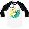 surf nose 3/4 Sleeve Shirt