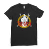 the grey Ladies Fitted T-Shirt