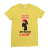 she's beauty she's grage she's punch you in the face Ladies Fitted T-Shirt