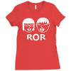 ror Ladies Fitted T-Shirt