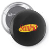 new seinfeld logo Pin-back button