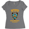 nypd police department Women's Triblend Scoop T-shirt