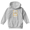 Never Underestimate the Strength of a Childhood Cancer Warrior Youth Hoodie