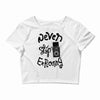 never stop exploring Crop Top