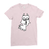 dog or fox Ladies Fitted T-Shirt
