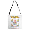 poke nom nom nom Adjustable Strap Totes